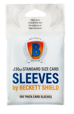 Beckett Shield Thick Cards Card Sleeves (100 St.)