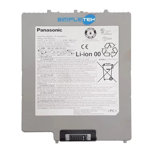 Panasonic FZ-VZSU84A2U - Li-Ion Batterie für Toughpad FZ-G1 - Notebook-Zubehör mit 4200 mAh, ideal für lange Einsatzzeiten und optimale Leistung im Außeneinsatz.