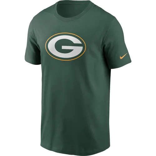 Nike Green Bay Packers T-Shirt Herren in fir, Größe M - Stylisches T-Shirt mit auffälligem Green Bay Packers Logo; Rundhalsausschnitt für optimalen Tragekomfort; aus 100% Baumwolle, ideal für Fans und den Alltag.