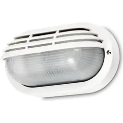 Außenlampe ROMA Eingang Wandleuchte E27 IP44 Weiß Hausbeleuchtung Wandlampe Gartenleuchte Keller