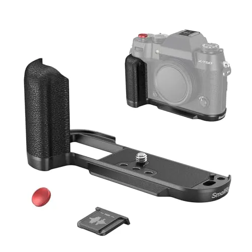 SMALLRIG X-T50 Handgriff - L-förmiger Silikongriff für FUJIFILM X-T50 Kamera, ergonomisch, mit integrierter Schnellwechselplatte für Arca und Auslöser