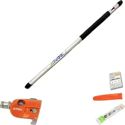 Stihl HT KM Hochentaster Kombiwerkzeug - Zubehör für Gartengeräte, ideal zum präzisen Schneiden hoher Äste mit ergonomischer Bauweise und integrierter Peilleiste.