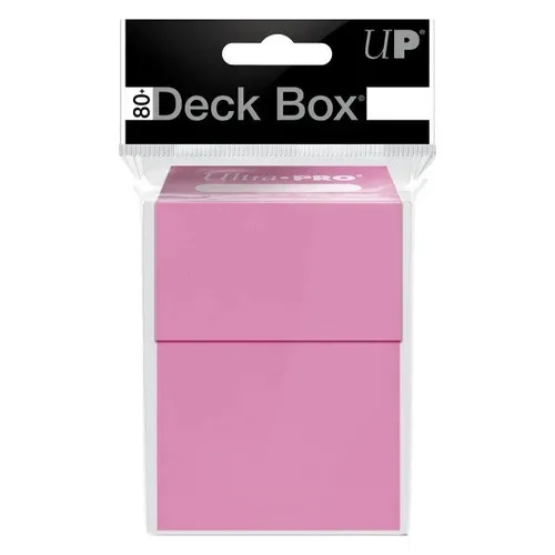 Ultra Pro Deck Box 80+ PINK Sammelkarten Pokemon Magic Lorcana One Piece Karten