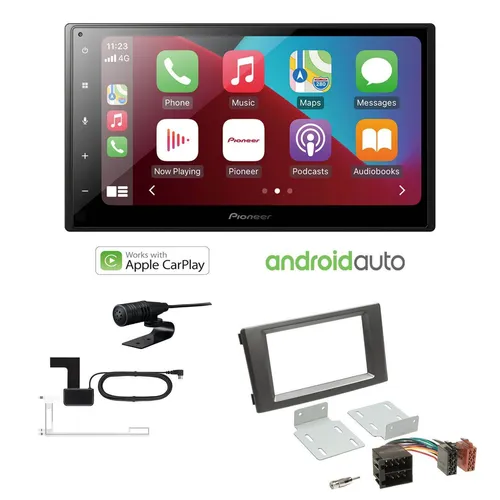 Pioneer Autoradio mit Apple CarPlay und Bluetooth für Iveco Daily IV/V - Hochwertiges 2-DIN Autoradio für Iveco Daily (2006-2014) mit USB, Bluetooth und Apple CarPlay. Genießen Sie DAB-Radio und vielseitige Wiedergabeformate für besten Musikgenuss unterwegs.