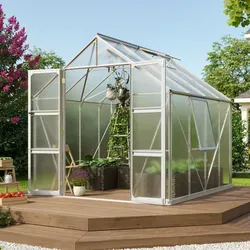 Vitavia Gewächshaus "Olymp 6700" mit Zubehör - Garten-Zubehör: Aktionsangebot inklusive über 100 Euro wertvolles Zubehör wie Hygrometer und Min-Max-Thermometer für optimale Pflanzenpflege.