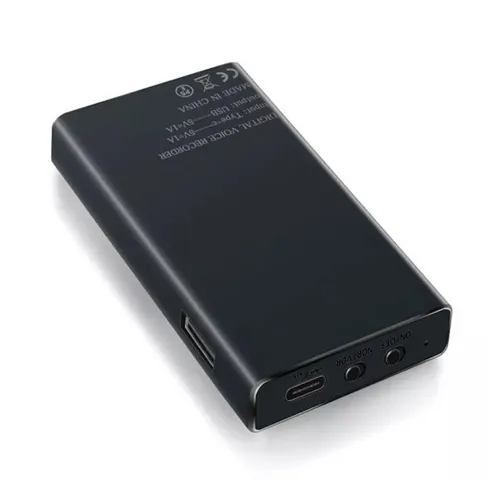 SpionProfi 32GB Mini Voice Recorder mit Powerbank - Aufnahmegerät mit 32GB Speicher und 2500mAh Powerbank-Funktion. Ideal für Sprach- und Geräuscherkennung, leicht und unauffällig – perfekt für unterwegs!