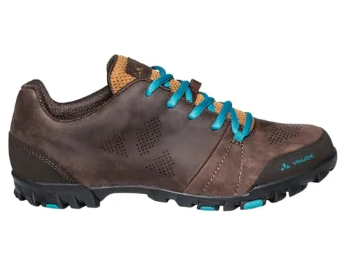 VAUDE Unisex Tvl Sykkel Radschuhe 45 EU – Bison - Robuste Radschuhe mit griffiger Profilsohle und Zehen- sowie Fersenschutz. Ideal für Klick-Pedale und umweltfreundlich hergestellt.