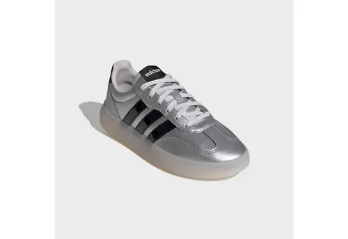 ADIDAS SPORTSWEAR Sneaker "Barreda Decode" für Damen, Gr. 39, Silber Metallic - Moderne Sneaker für junge Trendsetter mit stilvollem Metallic-Obermaterial. Ideal für Schule und Freizeit, bieten sie Komfort und Strapazierfähigkeit durch die abriebfeste Cupsohle.