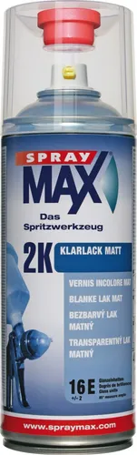 2K Klarlack MATT 400ml Spraydose von Kwasny - Hochwertiger Reparaturlack mit Härter für eine matte Oberfläche, ideal für professionelle Ergebnisse in der Fahrzeuglackierung.