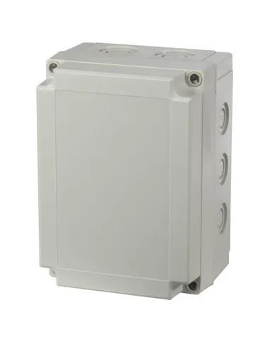 Fibox PCM 150/125G Universal-Gehäuse - Sonstige Elektroinstallationsartikel, schlagfestes Polycarbonat, selbstverlöschend, UV-stabilisiert, ideal für sichere Verkabelung mit zahlreichen Befestigungspunkten.