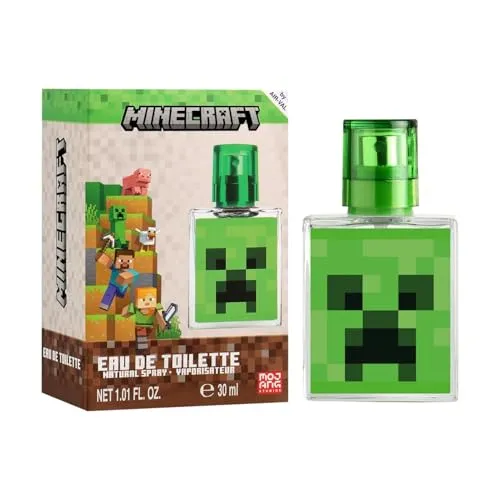 Air Val Minecraft Eau de Toilette für Kinder, 30 ml - Verspielt und frisch: Minecraft Eau de Toilette für Kinder, ideal für kleine Abenteurer, die ihren eigenen Duft entdecken möchten.