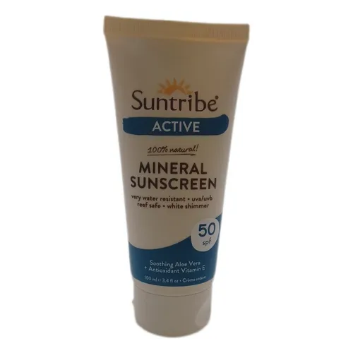 Suntribe Sonnencreme LSF 50 - 100 ml - Sonnenschutzmittel mit LSF 50, vegan und riffsicher. Hochwirksamer Breitbandschutz gegen UVA- und UVB-Strahlen, ideal für empfindliche Haut.