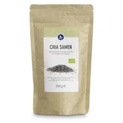 Chia Samen 100% - 250 g - Hochwertige Chia Samen, 250 g für vielseitige Verwendung. Ideal zum Backen und für Smoothies – reich an Ballaststoffen und einfach zu integrieren.