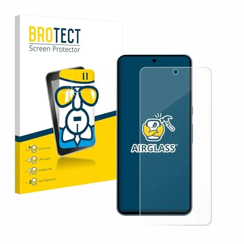 BROTECT Schutzglas für Google Pixel 8 Pro Schutzfolie Panzer Folie Glas Displayschutz Made in Germany [Kratzfest 9H, Anti-Fingerprint,Transparent]