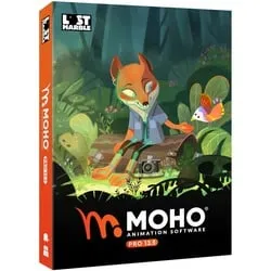 Moho Pro 13.5 - Das umfassende Animationswerkzeug für Profis - Software für PC und Mac OS mit leistungsstarken Vektorzeichnungswerkzeugen und einfacher Integration von PSD-Dateien für müheloses Rigging und Animation.