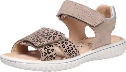 Superfit Mädchen Sparkle Sandale 4010, Beige 27 EU - Wanderschuhe aus hochwertigem Leder, ideal für kleine Abenteurerinnen, mit flacher Absatzform für optimalen Komfort.