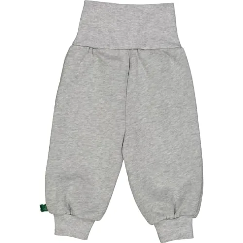 Fred's World by GREEN COTTON Sweathose 1535108300 Unisex Kinder - Bequeme graue Jogginghose aus 100% Baumwolle für Kinder, ideal für Freizeit und Sport. Elastischer Bund sorgt für optimalen Sitz und Komfort.