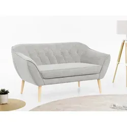 MKS MÖBEL Sofa PIRS - Skandinavischer 2-Sitzer mit T30-Schaum - Elegantes Sofa im skandinavischen Stil, ideal für jedes Interieur. Robuste Holzbeine und hochwertige Materialien sorgen für Stabilität und Komfort. Verfügbar in verschiedenen Farben.