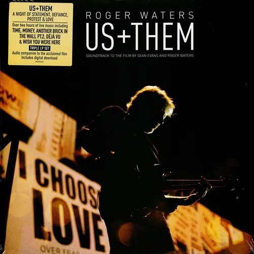 Roger Waters - OST Us+Them (Vinyl 3LP - Reissue 2020) - Erleben Sie die musikalische Vielfalt von Roger Waters auf 3LPs. Diese Neuauflage aus 2020 bietet ein einzigartiges Klangerlebnis für Vinyl-Liebhaber.