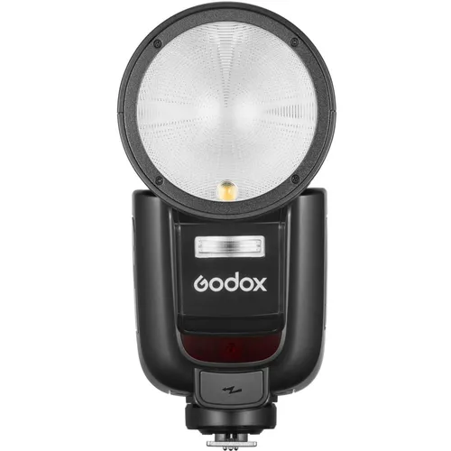 Godox TL-Blitzgerät V1Pro für Fujifilm - Vielseitiges Blitzgerät mit abnehmbarem Modul für kreative Lichtgestaltung. Ideal für Fotografen, die flexible Beleuchtungsmöglichkeiten suchen und komfortabel arbeiten möchten.