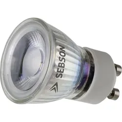 LED Lampen GU10 warmweiss 3W ø35m 230V Leuchtmittel Spot Strahler COB SEBSON