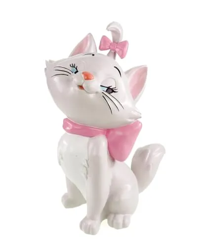 Disney Gartenfigur Katze Marie 41cm - Wetterfeste Garten- und Wohnungsdekoration aus Polyresin, bringt Farbe und Freude in jeden Außenbereich.