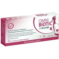 Omni BiOTiC iMMUND Lutschtabletten 30 St - Praktische Lutschtabletten für die tägliche Unterstützung, ideal für unterwegs und einfach zu dosieren.