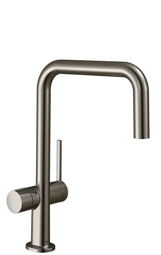 hansgrohe Talis M54 Einhebel-Küchenmischer U 220 - Hochwertige Küchenarmatur mit elegantem Edelstahl-Finish, ideal für moderne Küchen. Inklusive Geräteabsperrventil und 1jet-Funktion für präzise Wassersteuerung.