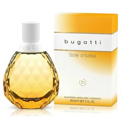 bugatti Parfüm Damen Sole d'Italia EdP 60ml - Eau de Parfum für Damen, erfrischend und sommerlich mit Nuancen aus Mandarine, weißen Blüten und Moschus – ein Hauch Italien für Lebensfreude und Eleganz.