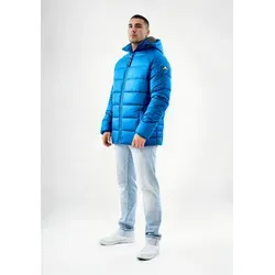 Winterjacke ARCTIC SEVEN "ASRodrii" für Herren, Gr. XL, blau - Funktionsjacke mit warmem Teddyfell und abnehmbarer Kapuze, ideal für kalte Wintertage und optimalen Kälteschutz.