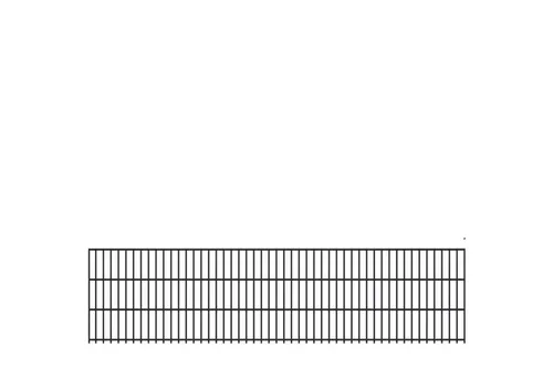 Fa-Bausysteme Doppelstabmatte 6/5/6 Anthrazitgrau - Gartenzäune: Stabiler und formschöner Doppelstabmattenzaun in 2508 mm Breite für optimalen Grundstücksschutz und ästhetische Gestaltung.