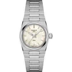 Tissot PRX 25mm Damenarmbanduhr - Elegante Damenuhr mit Edelstahlgehäuse und Saphirglas, ideal für stilbewusste Frauen, die Wert auf Qualität legen.