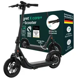 Egret X core+ E-Scooter mit Straßenzulassung - Leistungsstarker E-Scooter mit 55 km Reichweite, Bluetooth-Konnektivität und klappbarem Design für einfaches Transportieren. Ideal für den täglichen Einsatz!