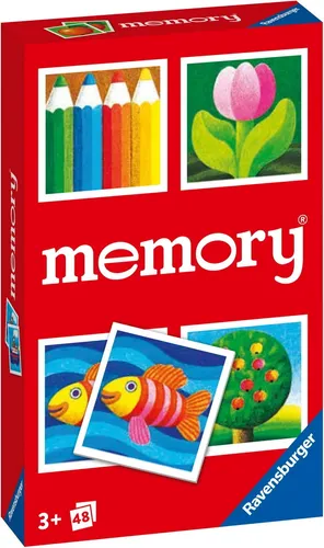 Ravensburger Kinder Memory® - Familienspiel für 2-6 Spieler - Entdecke die Welt des Ravensburger Kinder Memory! Fördert Gedächtnis und Konzentration mit 48 bunten Bildern. Ideal für unterhaltsame Spielabende und ein perfektes Geschenk für Kinder ab 3 Jahren.