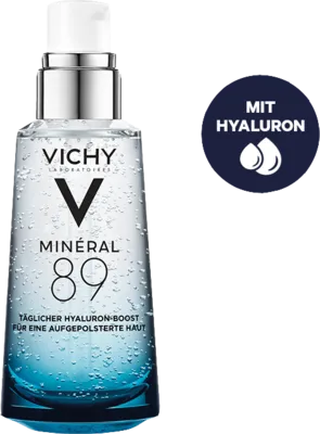 Vichy Mineral 89 Hyaluron-Boost - Medizinische Körperpflege mit 89 % Vulkanischem Wasser, spendet intensive Feuchtigkeit und stärkt die Hautschutzbarriere für ein strahlendes Hautbild.