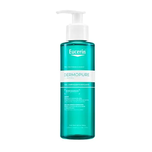 Eucerin DermoPure Gel Limpiador Facial, 200 ml