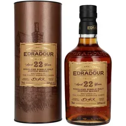 Edradour 22 Years Old Amarone Cask Whisky 50,8% Vol. 0,7l in Geschenkbox - Exklusive Jubiläumsabfüllung des Edradour 22 Years Old Whisky, gereift in Amarone-Fässern. Ideal für Genießer, die besonderen Geschmack und Qualität schätzen. Perfekt als Geschenk!