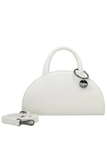 BUFFALO Muse Bowl Crossbody Bag - Weiße Umhängetasche für jeden Anlass - Modische Handtasche in Weiß, ideal für Alltag und festliche Anlässe. Mit abnehmbarem Schulterriemen und coolem Design, perfekt zu Jeans oder eleganten Outfits.