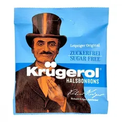 Dr. C. SOLDAN KRÜGEROL Halsbonbons zuckerfrei 50 g - Zuckerfreie Halsbonbons von Dr. C. SOLDAN, ideal zur Linderung von Halsschmerzen und zur Frischhaltung des Atems – perfekt für unterwegs.