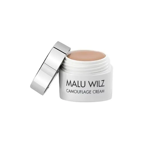 Malu Wilz Camouflage Cream Nr. 15 Sandalwood Beige 6g I Camouflage Make up stark deckend I Wasserfeste Concealer Creme für jeden Hauttyp I Zum Abdecken von Tattoos und Hautanomalien