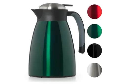 Blumtal Isolierkanne Thermoskanne Carla - 1L Bruch- und auslaufsicher, 1 l, Quick Tip Verschluss, BPA-frei, hält Getränke stundenlang warm & kalt