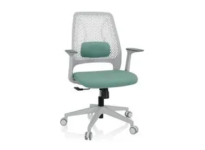Moderner Bürostuhl Drehstuhl für Schreibtisch - hjh OFFICE - Bürostuhl mit gepolstertem Sitz, ideal für Komfort beim Arbeiten. Max. Belastbarkeit 110 kg, höhenverstellbar von 45-55 cm.