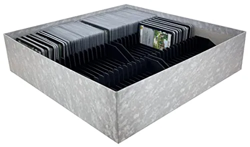 3D34SET - Organizer für Dominion Brettspielbox - Gesellschaftsspiel Organizer für bis zu 1680 Karten, sofort spielbereit ohne Zusammenbau. Ideal für Dominion-Spieler, die Platz sparen und Ordnung halten möchten.