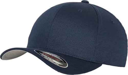 Flexfit Unisex Cap Wooly Combed, Unisex Baseballkappe, XXL, Navy