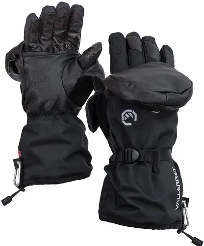 Vallerret Alta Arctic Mitt Fotohandschuhe Schwarz S - Wärmeschutz für Fotografen, ideal für kalte Bedingungen und mit praktischem Platz für den Kameraauslöser.