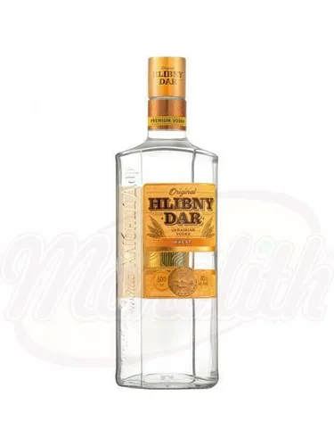 Vodka "Hlibny Dar" Pschenitschnaya 40% Водка "Хлебный дар" пшеничная 0,5L Wodka
