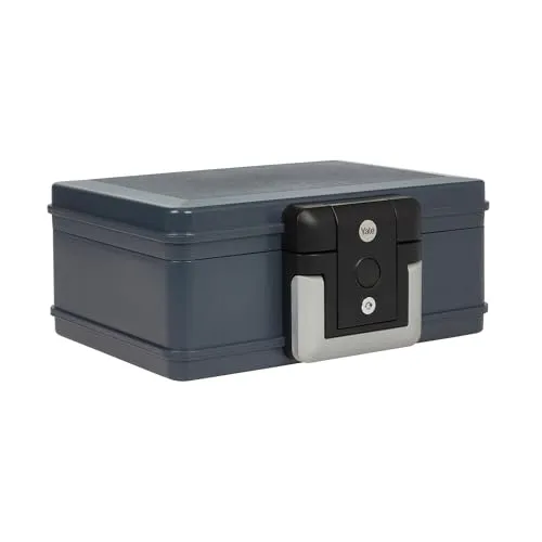 YALE YFWC/154/KB1 Feuer- und Wasserschutzbox - Safes für Dokumente, feuerfest und wasserdicht, idealer Schutz für wichtige Unterlagen und digitale Medien.