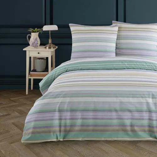 Buymax Bettwäsche Bettbezug-Set Ginco, 2-teilig, 155x220 cm - Bettwäsche-Sets aus 80% Baumwolle und 20% Polyester, mit praktischem Reißverschluss für einfachen Bezug. Pflegeleicht und hautsympathisch für erholsame Nächte.