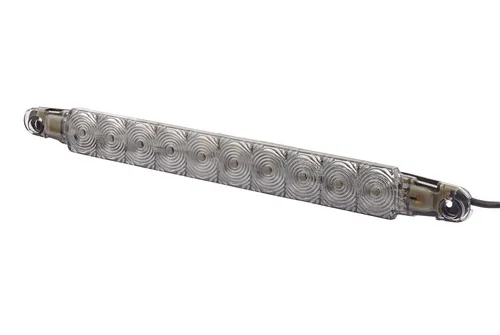 HELLA Zusatzbremsleuchte 2DA 343 106-221 E47696 - LED Rückfahrlicht für waagerechte Montage, 10 LEDs für optimale Sichtbarkeit, erfüllt ECE-Normen und bietet Schutzart IP5K9K.