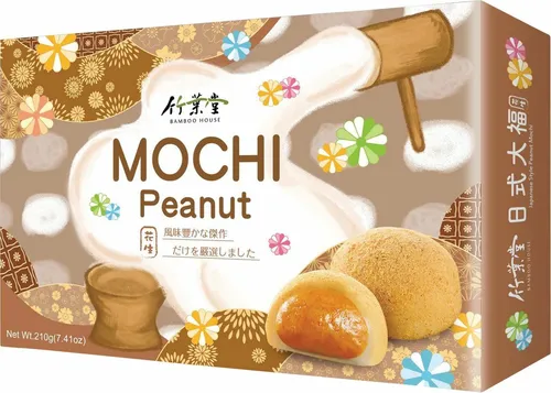 [ 210g ] Bamboo House Erdnuss Mochi | Peanut | Klebreiskuchen mit Erdnuss